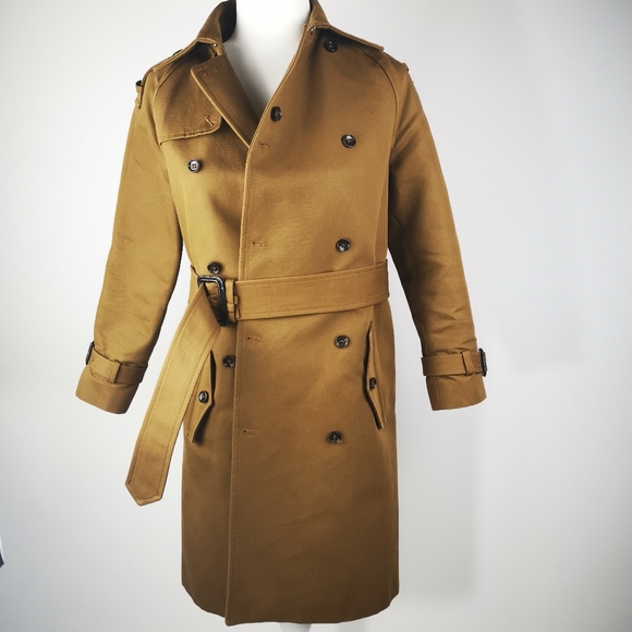 HM Studio Collection by Pernille Brown Belted Heavy Trench Coat - Picture 8 of 12